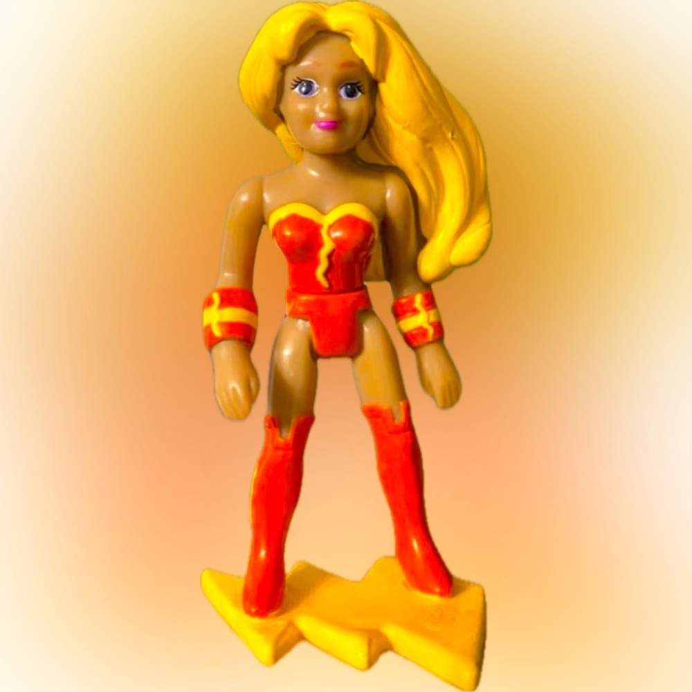 VTG 1998 THUNDERGIRL ACTION LEAGUE FIGURE BURGER KING KIDS MEAL TOY COLLECTIBLE